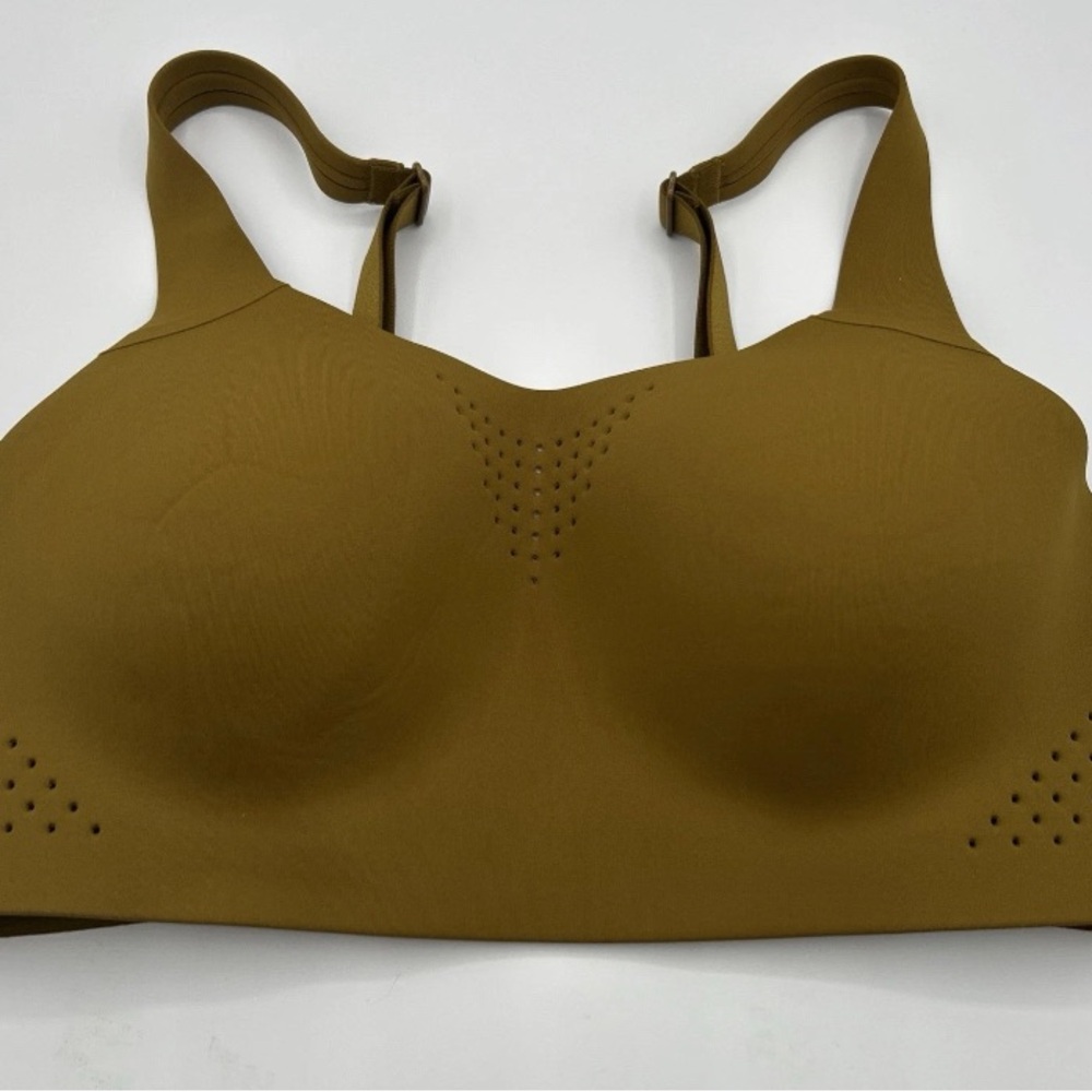 VSX Seamless Support Sports Bra - Mustard 38C - Picture 4 of 7